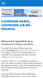 Mobile Screenshot of coursierparis.info